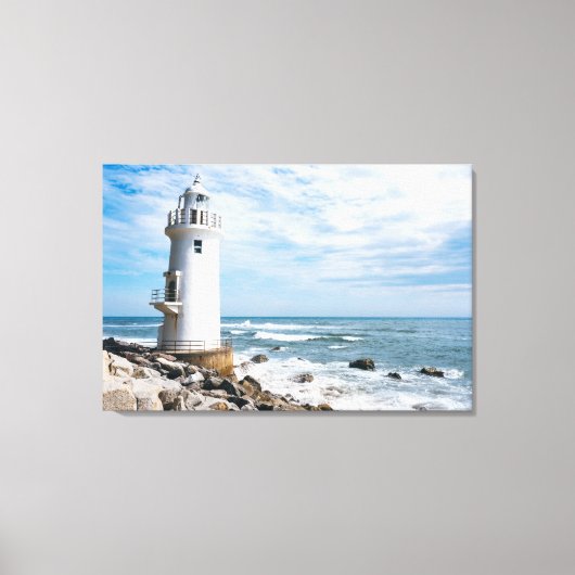 vuurtoren | Toyohashi City Lighthouse Canvas Afdruk (Voorkant)