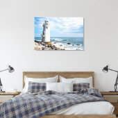 vuurtoren | Toyohashi City Lighthouse Canvas Afdruk (Insitu (Slaapkamer))