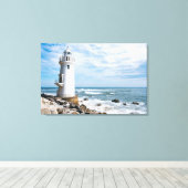 vuurtoren | Toyohashi City Lighthouse Canvas Afdruk (Insitu (Houten vloer))