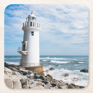 vuurtoren Toyohashi City Lighthouse Kartonnen Onderzetters