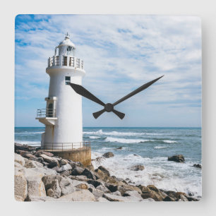 vuurtoren   Toyohashi City Lighthouse Vierkante Klok