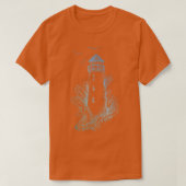 Vuurtoren TPharos Wave and Seagull T-shirt (Design voorkant)