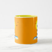 vuurtoren tweekleurige koffiemok (Center)