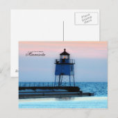 Vuurtoren Two Harbors Minnesota Briefkaart (Voorkant / Achterkant)