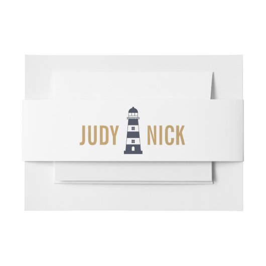 vuurtoren uitnodigingen wikkel (Voorkant Voorbeeld)