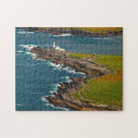 Vuurtoren Valentia Island Kerry. Legpuzzel (Horizontaal)