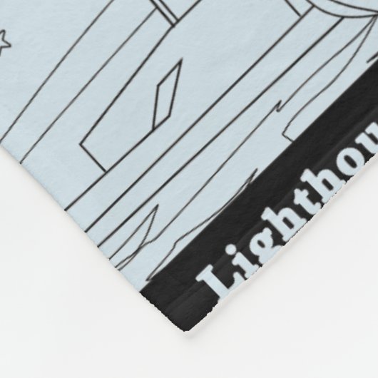 Vuurtoren van Alexandria deken (Transparant) (Hoek)