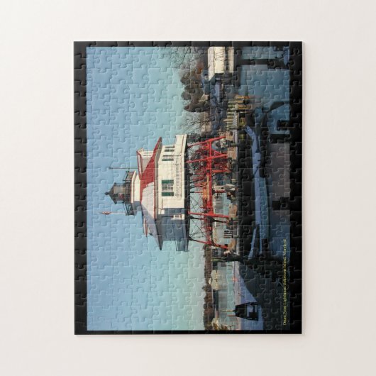 vuurtoren van Amerika 2 puzzle Legpuzzel (Verticaal)