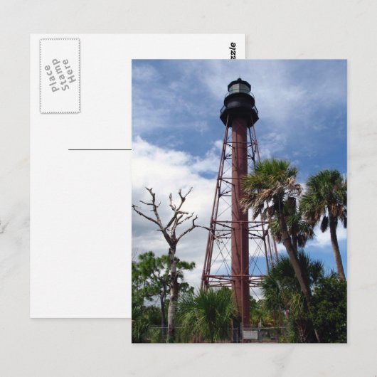 vuurtoren van Anclote Keys Briefkaart (Voorkant / Achterkant)