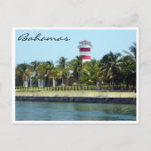 vuurtoren van bahamas grens briefkaart (Voorkant)