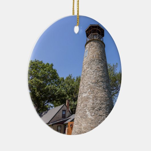 vuurtoren van Barcelona Keramisch Ornament (Rechts)