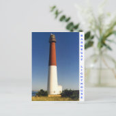 vuurtoren van Barnegat Briefkaart (Staand voorkant)