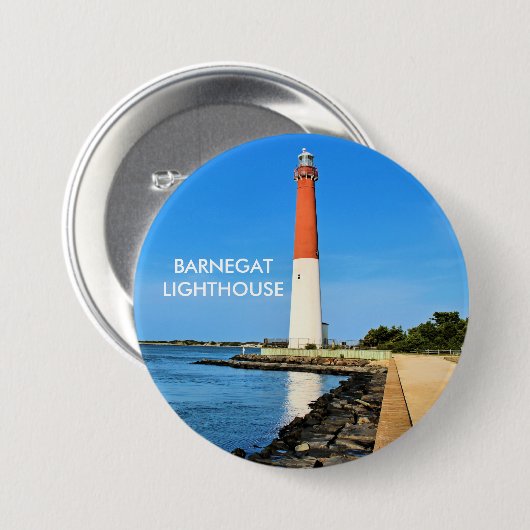 vuurtoren van Barnegat, Button van New Jersey (Voorkant /achterkant)