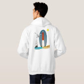 vuurtoren van Barnegat Hoodie (Achterkant volledig)