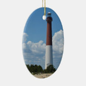 vuurtoren van Barnegat Keramisch Ornament (Rechts)
