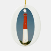 vuurtoren van Barnegat Keramisch Ornament (Voorkant)