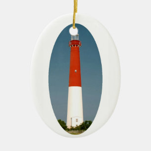 vuurtoren van Barnegat Keramisch Ornament