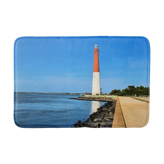 vuurtoren van Barnegat, New Jersey Bath Mat (Voorkant)