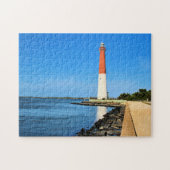 vuurtoren van Barnegat, New Jersey Jigzaag Puzzle Legpuzzel (Horizontaal)