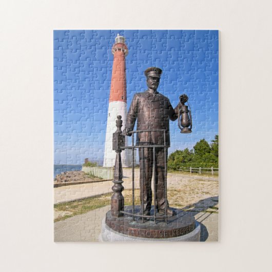 vuurtoren van Barnegat, New Jersey Puzzle Legpuzzel (Verticaal)