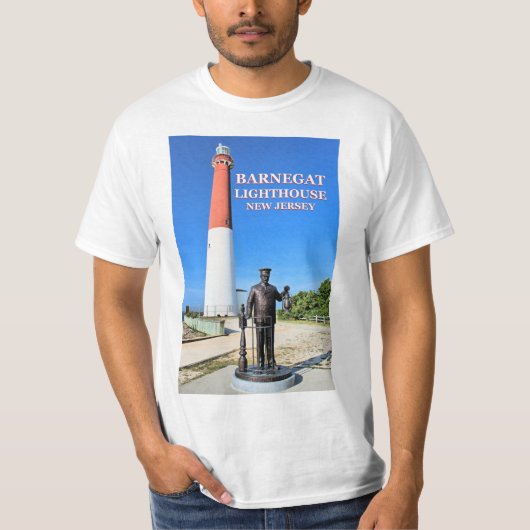 vuurtoren van Barnegat, New Jersey T-Shirt (Voorkant)