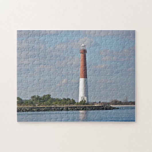 vuurtoren van Barnegat - "Old Barney" Legpuzzel (Horizontaal)