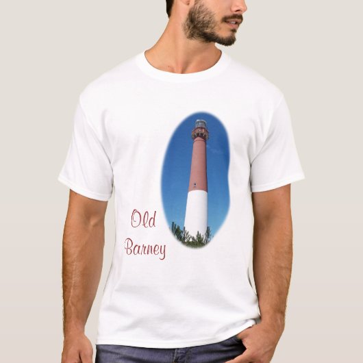 vuurtoren van Barnegat: Old Barney T-shirt (Voorkant)