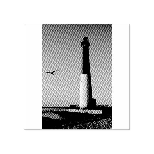 vuurtoren van Barnegat Rubberstempel (Afrduk)
