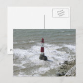 vuurtoren van Beachy Head, East Sussex Briefkaart (Voorkant / Achterkant)