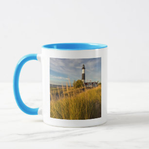 Vuurtoren van Big Sable Point aan Lake Michigan Mok