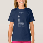 Vuurtoren van Big Sable Point - Michigan – AD T-shirt (Voorkant)