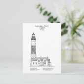 Vuurtoren van Big Sable Point - Michigan - BD Briefkaart (Staand voorkant)