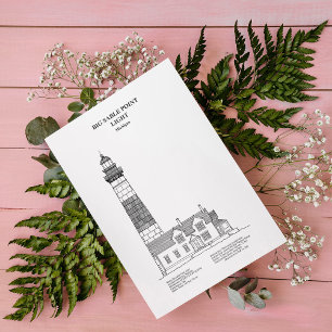 Vuurtoren van Big Sable Point - Michigan - BD Briefkaart