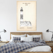 Vuurtoren van Big Sable Point - Michigan - SBD Canvas Afdruk (Insitu (Slaapkamer))