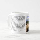 Vuurtoren van Block Island, Rhode Island Koffiemok (Voorkant links)