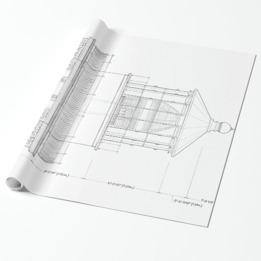  vuurtoren van Bodie Cadeaupapier (Uitgerold)