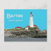 vuurtoren van Boston Harbour Briefkaart (Voorkant)