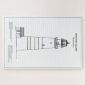 Vuurtoren van Boston - Massachusetts - BD Legpuzzel (Horizontaal)
