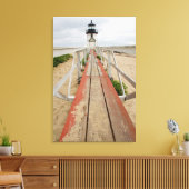 vuurtoren van Brant Point Canvas Afdruk (Insitu (Woonkamer))