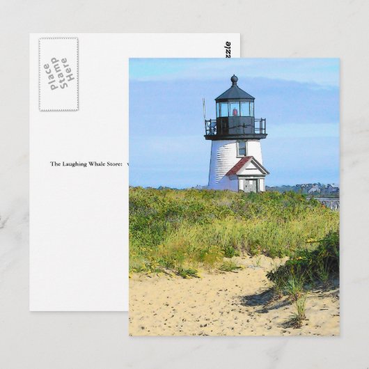 vuurtoren van Brant-punt -  KIJK Briefkaart (Voorkant / Achterkant)