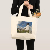 Vuurtoren van Burnt Island, Maine Canvas tas (Voorkant (product))