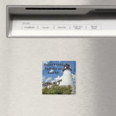 Vuurtoren van Burnt Island, Maine Magnet (Insitu (Vaatwasser))