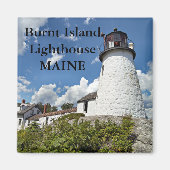 Vuurtoren van Burnt Island, Maine Magnet (Voorkant)