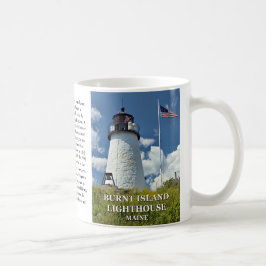 Vuurtoren van Burnt Island, Maine Mok