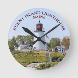 Vuurtoren van Burnt Island, Maine  Ronde Klok