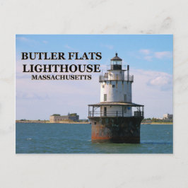 Vuurtoren van Butler Flats, Massachusetts Briefkaa Briefkaart