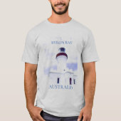 vuurtoren van Byron Bay Australië reizen T-shirt (Voorkant)