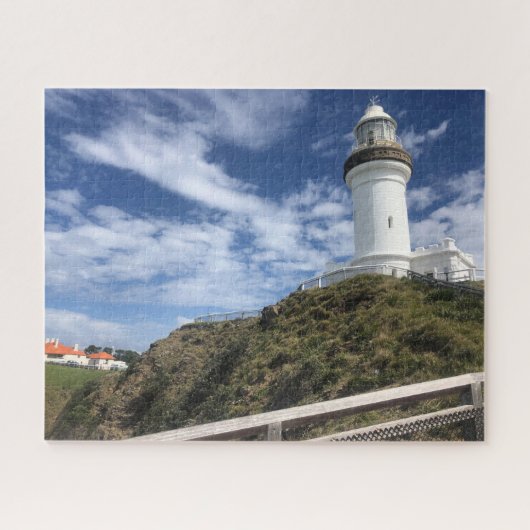 vuurtoren van byron bay legpuzzel (Horizontaal)