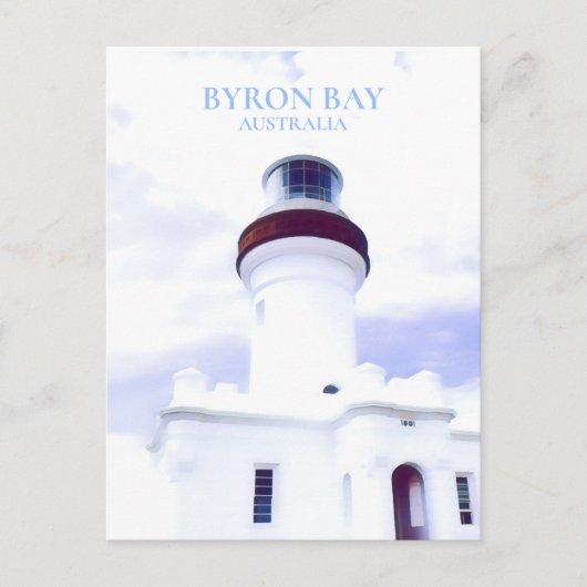 Vuurtoren van Byron bay NSW Australië Briefkaart (Voorkant)