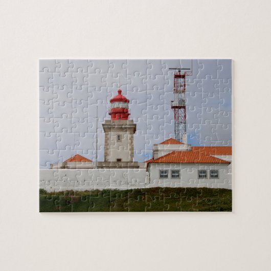 vuurtoren van Cabo da Roca, Portugal Legpuzzel (Horizontaal)